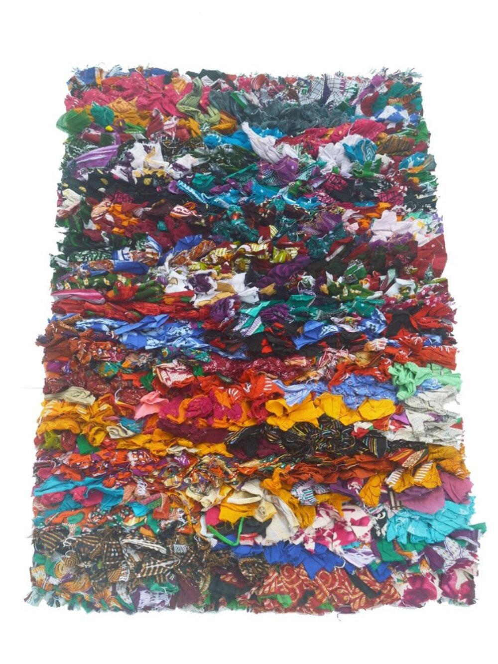 Rainbow Shag Rug Multi Color | Boho Rug for Bedroom, Kitchen, Entrance Bathroom